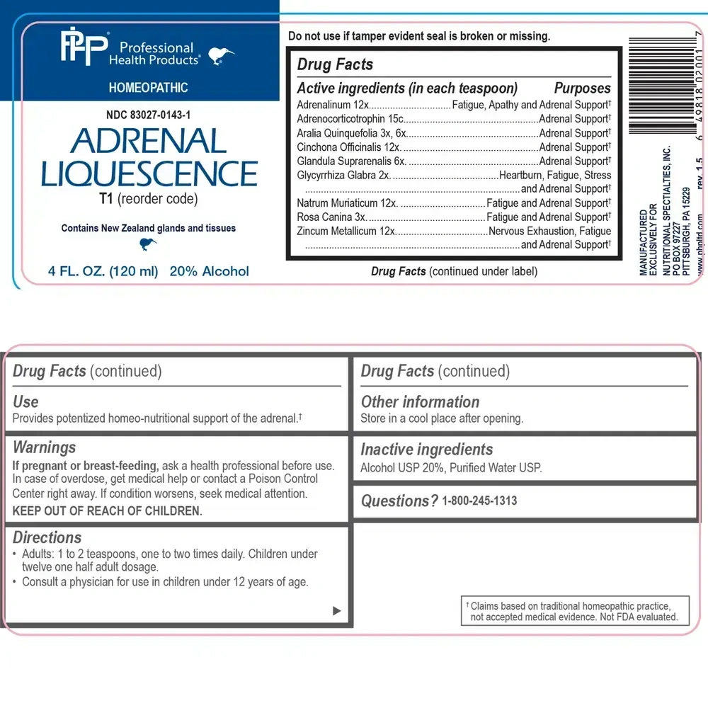 Product image for Adrenal Liquescence.