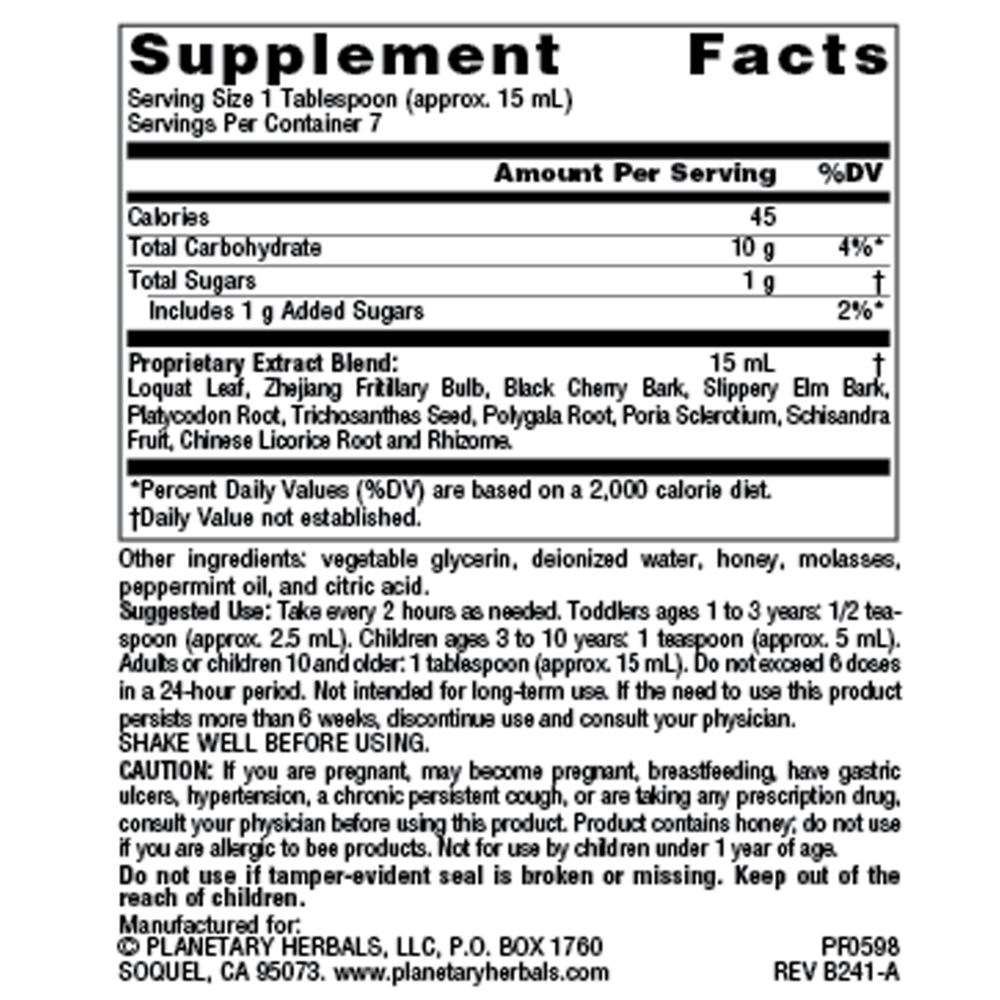 Product image for Loquat Respiratory Syrup for Kids.