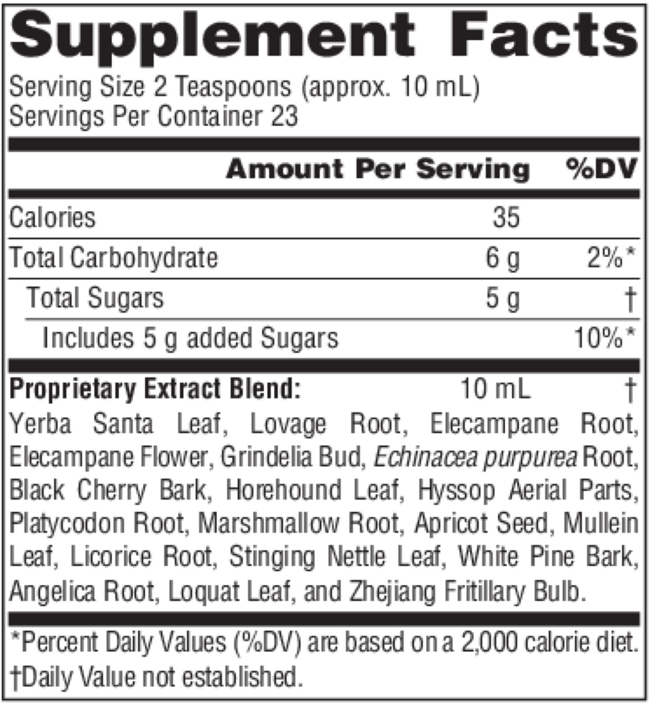 Product image for Dr. Tierra's Wild Cherry Bark Syrup.