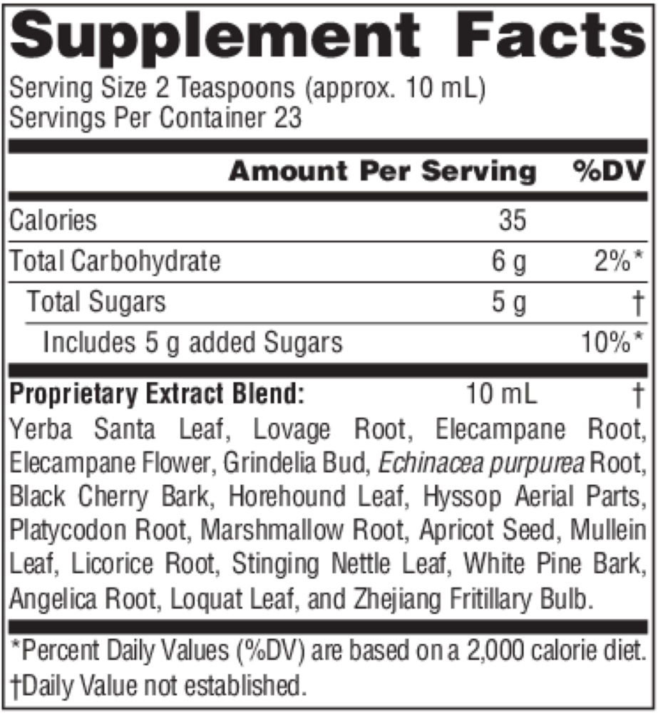 Product image for Dr. Tierra's Wild Cherry Bark Syrup.