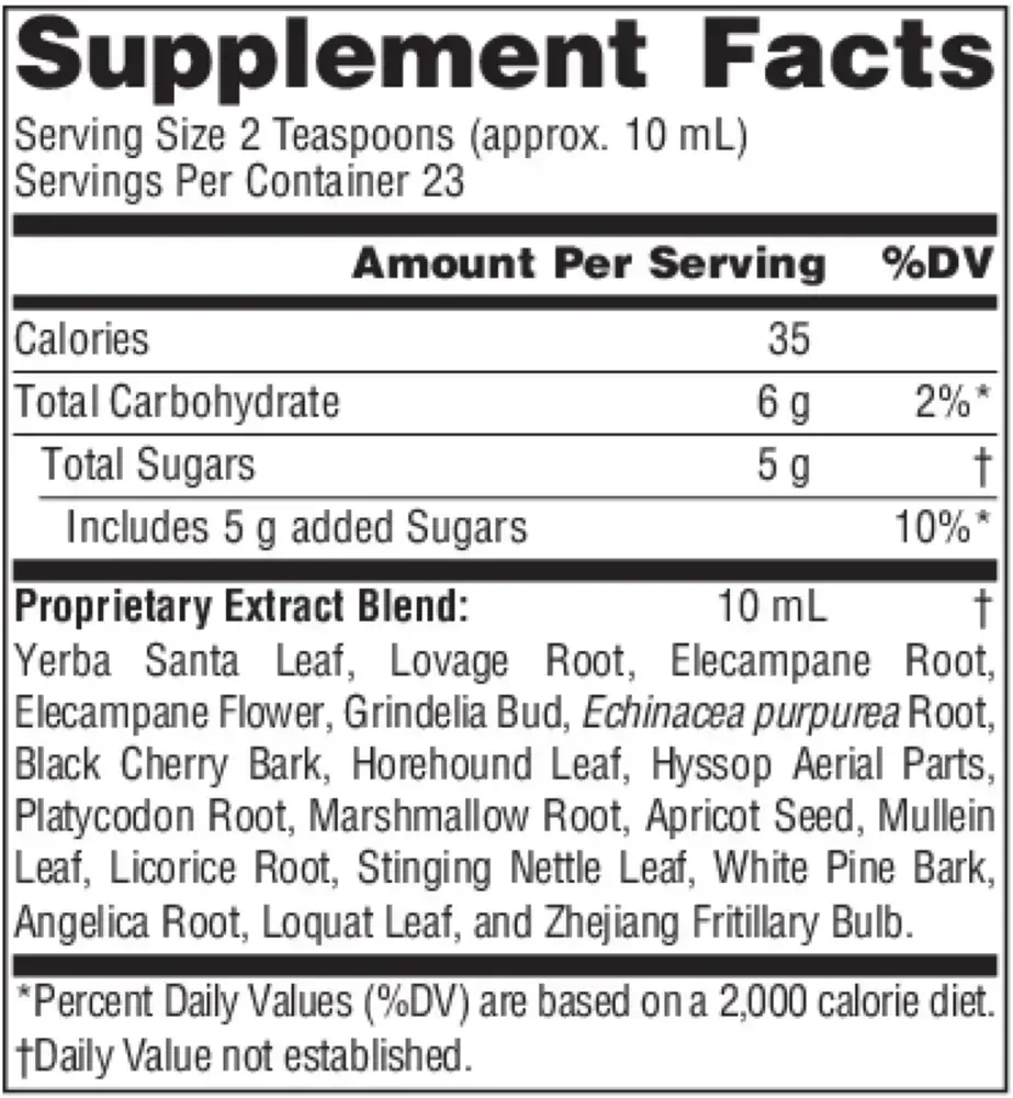 Product image for Dr. Tierra's Wild Cherry Bark Syrup.