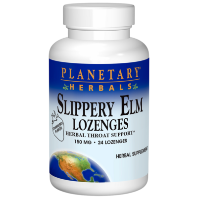 Slippery Elm Strawberry 24 Lozenges