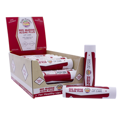 Red Marine Algae Plus Lip Balm 24 Count/Display
