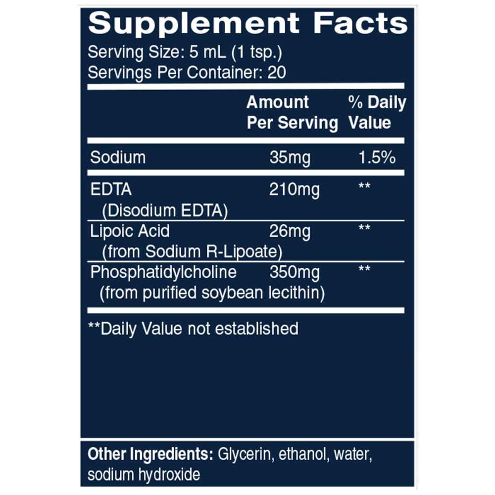 Product image for Liposomal EDTA with R-Lipoic Acid.