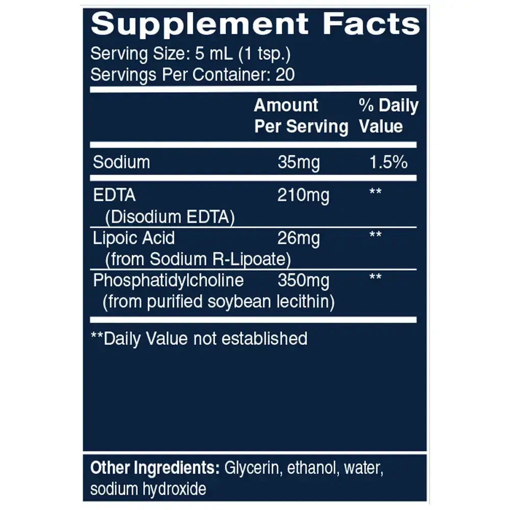 Product image for Liposomal EDTA with R-Lipoic Acid.