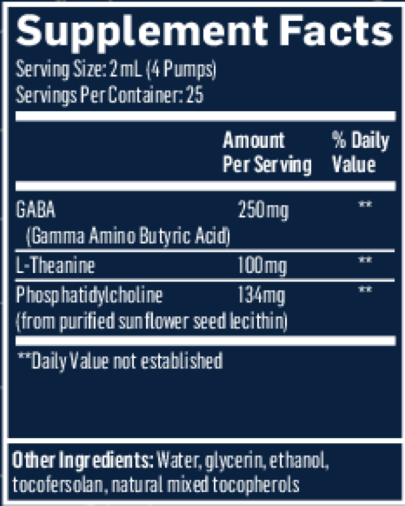 Product image for Liposomal GABA with L-Theanine.