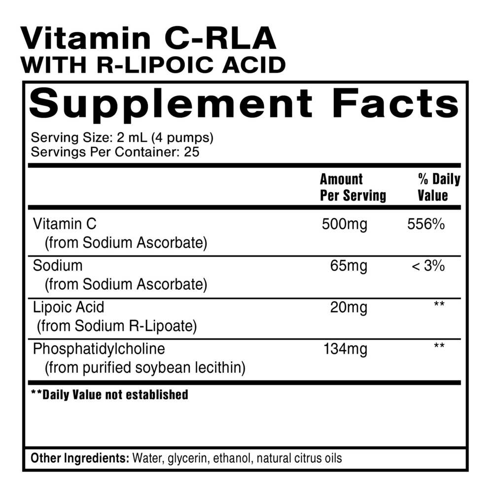 Product image for Liposomal Vitamin C with R-Lipoic Acid.