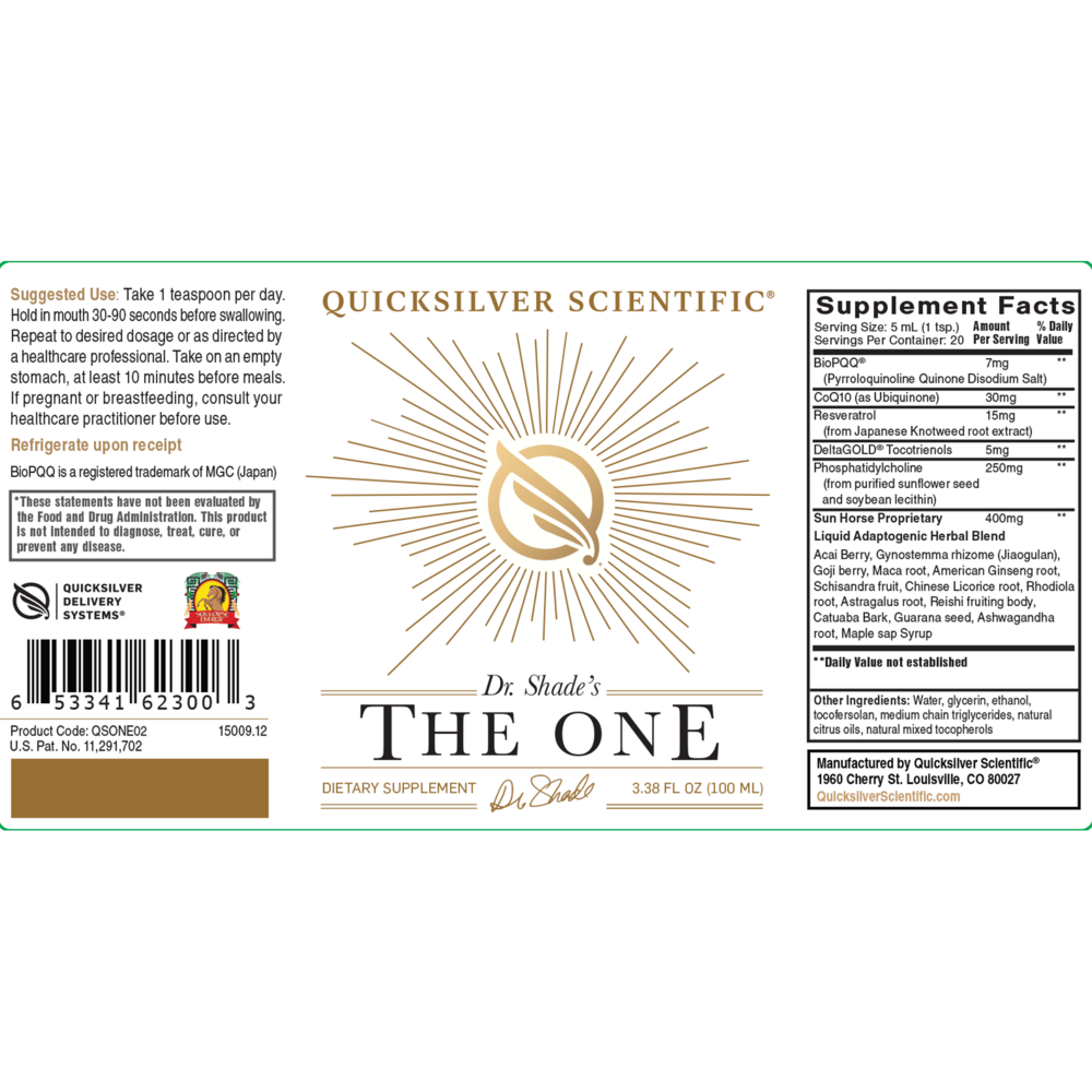 Product image for The ONE® Mitochondrial Optimizer.