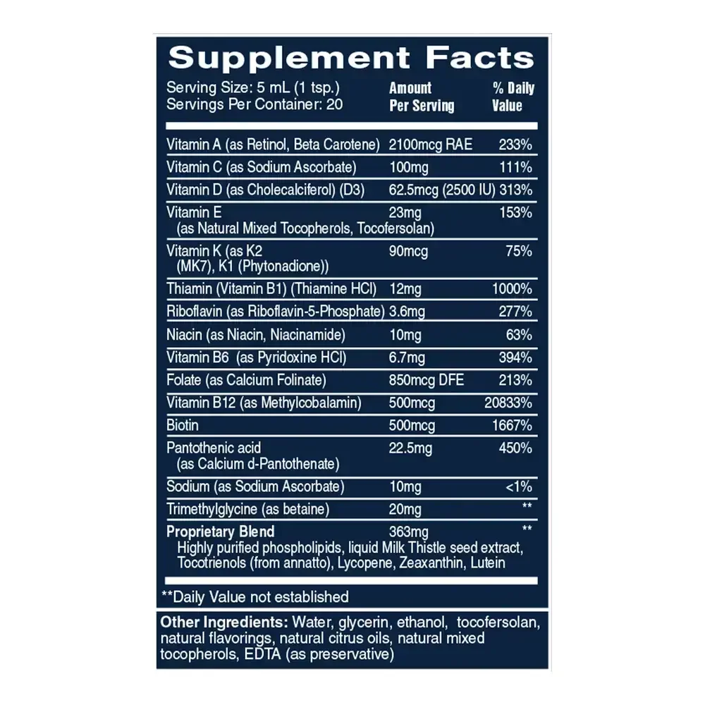 Product image for Ultra Vitamin (Liquid Multivitamin - Unflavored).