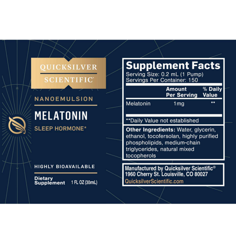 Product image for Melatonin 1mg.