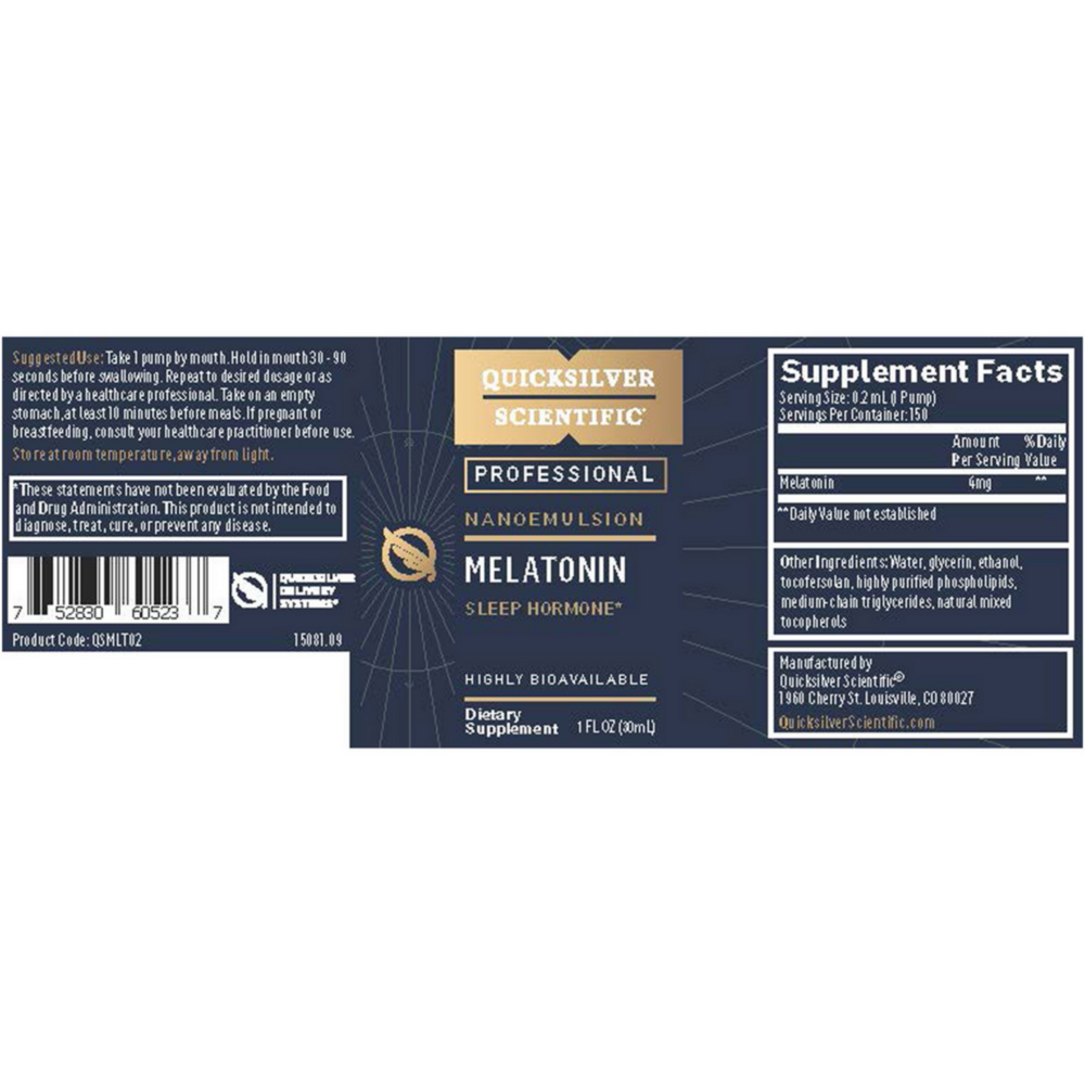 Product image for Melatonin Professional Dose.