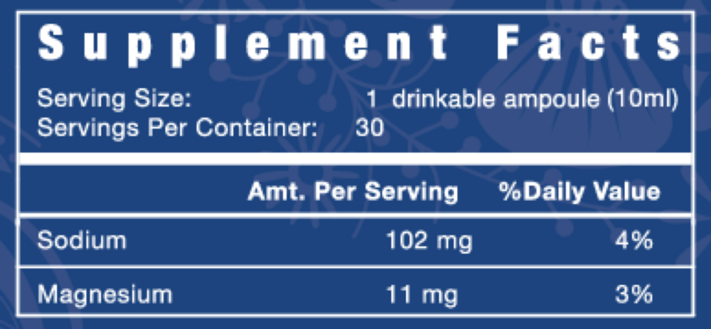 Product image for Original Quinton Hypertonic® Ampoules.