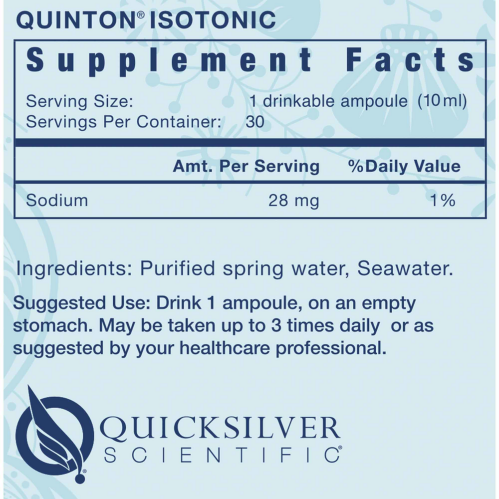 Product image for Original Quinton Isotonic®.