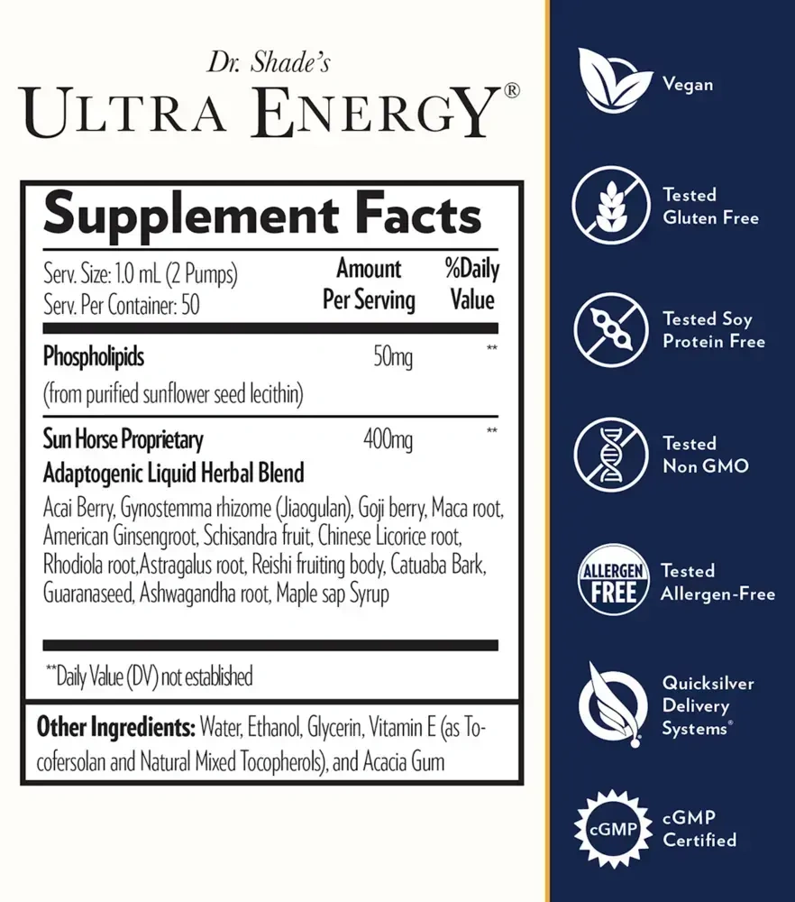 Product image for Dr. Shade's Ultra Energy®.