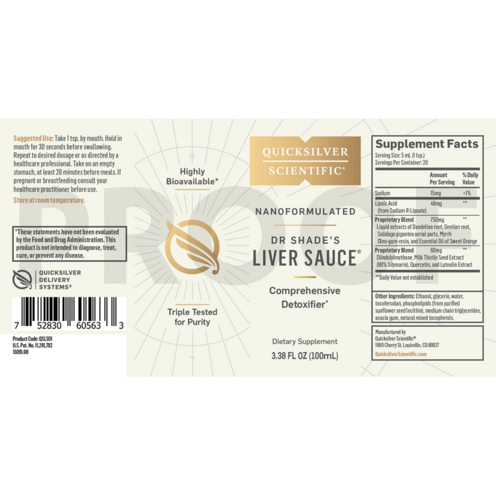 Product image for Dr. Shade's Liver Sauce.