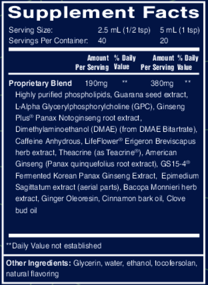 Product image for NanoFuel Nootropic Formula.
