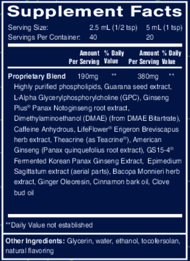 Product image for NanoFuel Nootropic Formula.