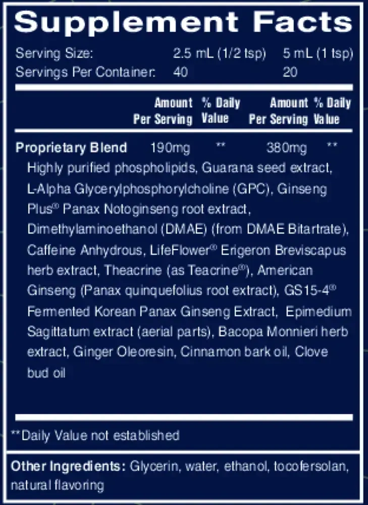 Product image for NanoFuel Nootropic Formula.