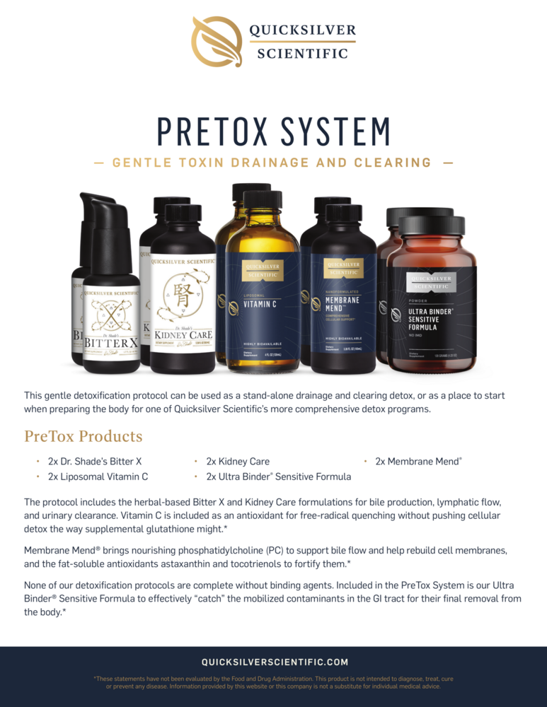 Product image for Pretox System, Gentle Toxin Drainage + Clearing.