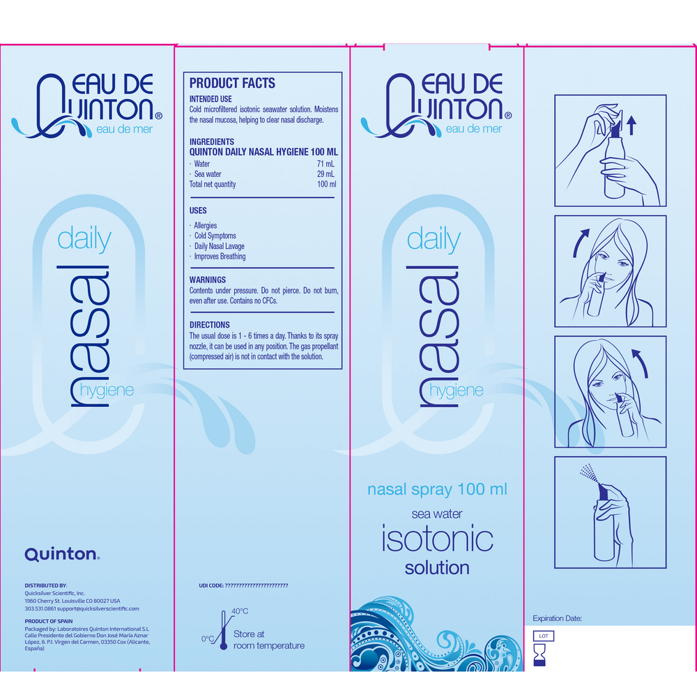 Product image for Quinton Daily Nasal Spray - Isotonic.
