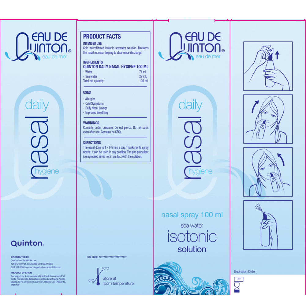 Product image for Quinton Daily Nasal Spray - Isotonic.