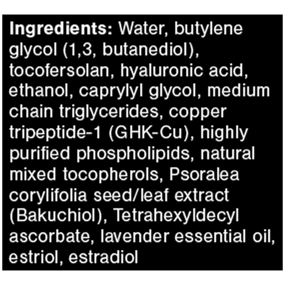 Product image for Facial Beauty Serum with Copper Peptide (GHK-Cu).