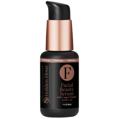 Facial Beauty Serum with Copper Peptide (GHK-Cu)