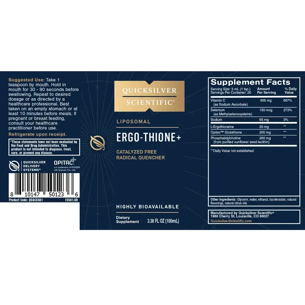 Product image for Liposomal Ergo-Thione+.