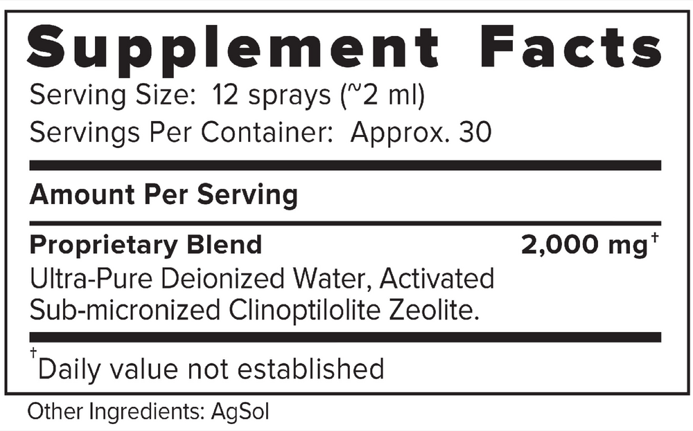 Product image for ACZ nano Zeolite Extra Strength.