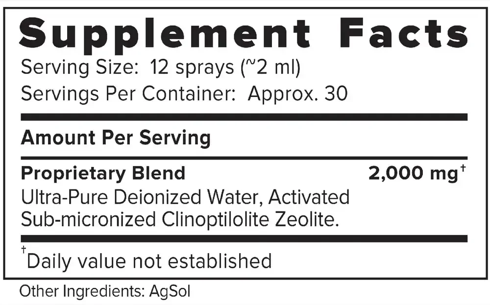Product image for ACZ nano Zeolite Extra Strength.