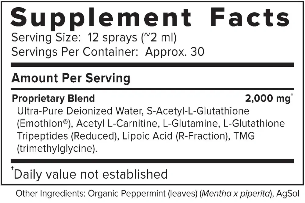 Product image for ACG Glutathione Extra Strength.