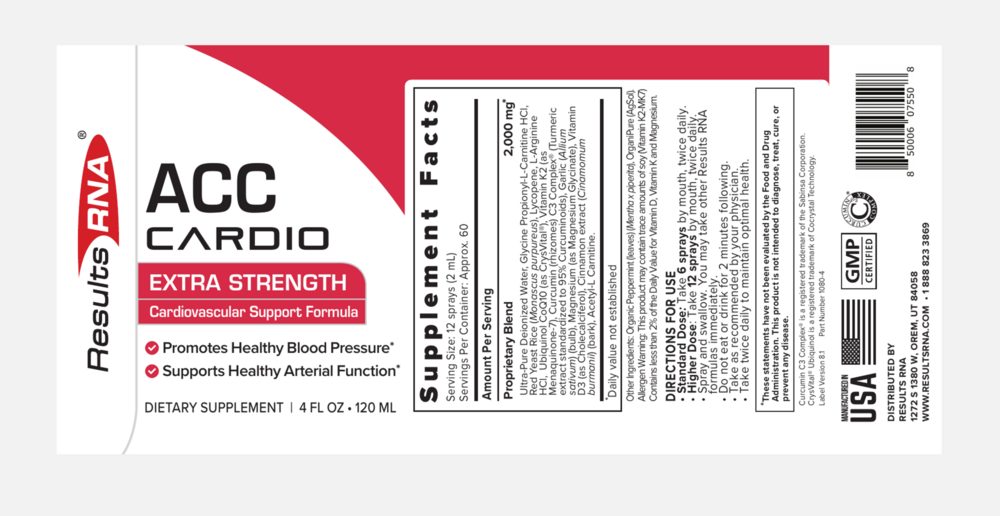 Product image for ACC Cardio Extra Strength.