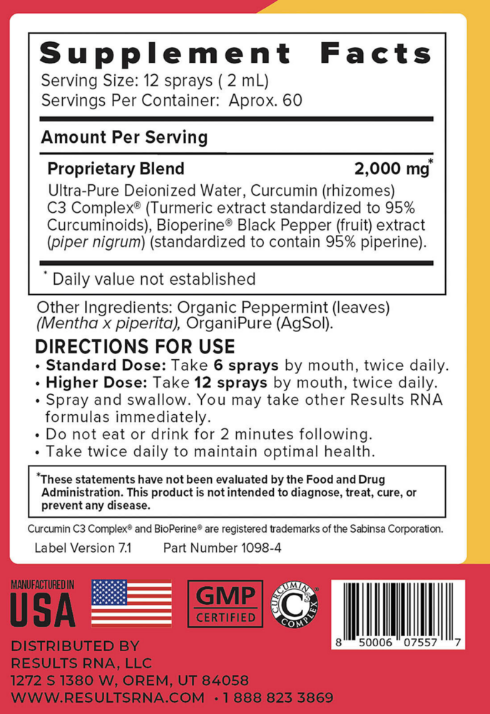 Product image for C3 Curcumin Complex Extra Strength.