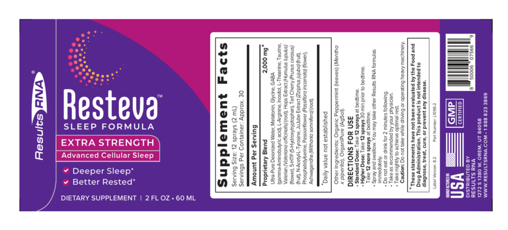 Product image for Resteva Sleep Extra Strength.