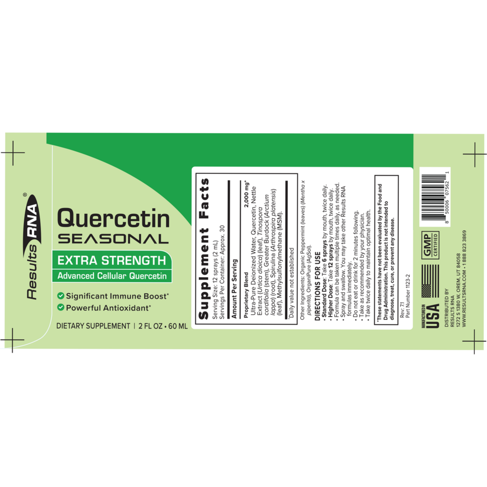 Product image for Quercetin Seasonal Extra Strength.