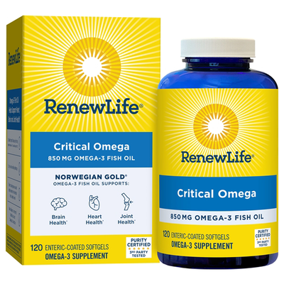 Norwegian Gold Omega-3 Fish Oil Critical Omega (120 Softgels)