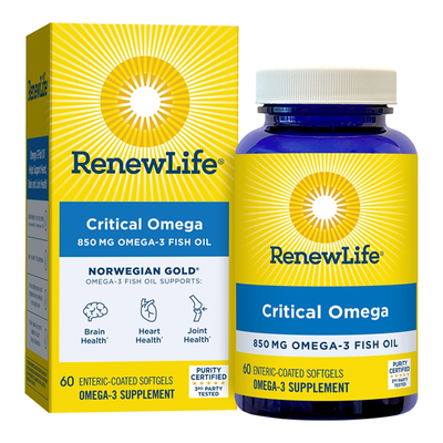 Norwegian Gold Omega-3 Fish Oil Critical Omega 60 Softgels