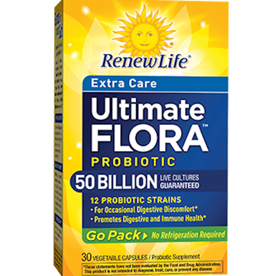Ultimate Flora Extra Care Go Pack 50 Billion 30 capsules