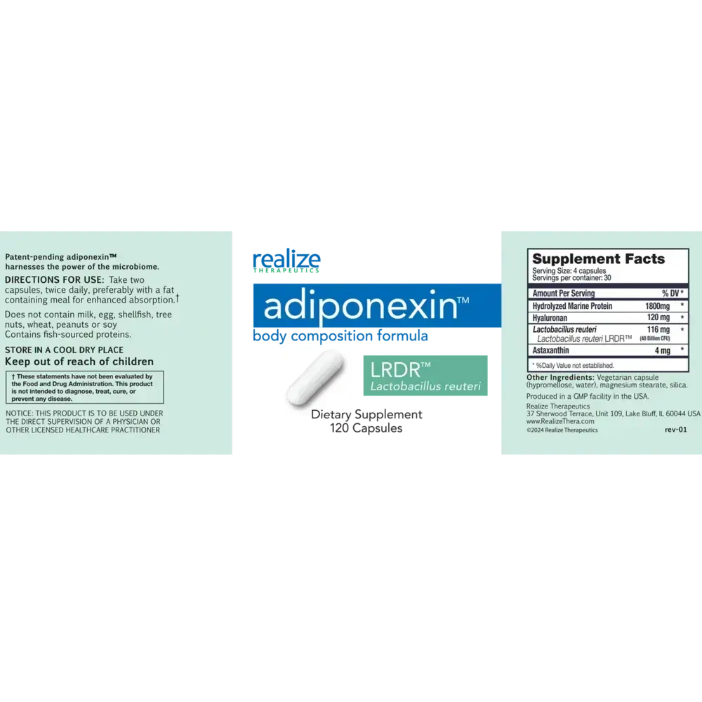 Product image for Adiponexin L Reuteri Body Composition Formula.
