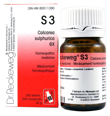 S3 - Calcarea sulphurica 6X