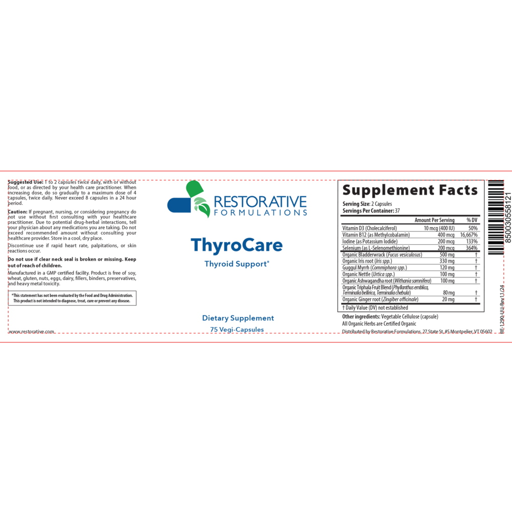 Product image for ThyroCare.