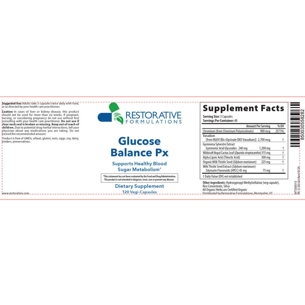 Product image for Glucose Balance Px.