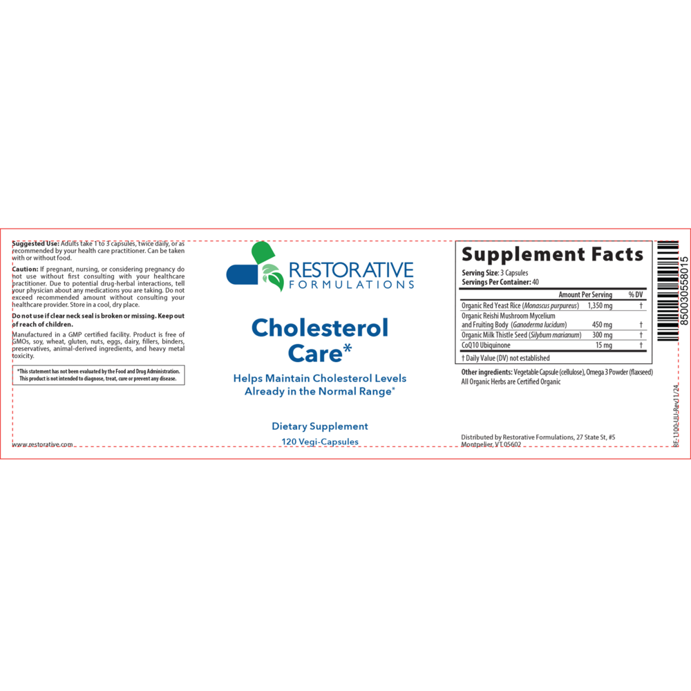 Product image for Cholesterol Care.