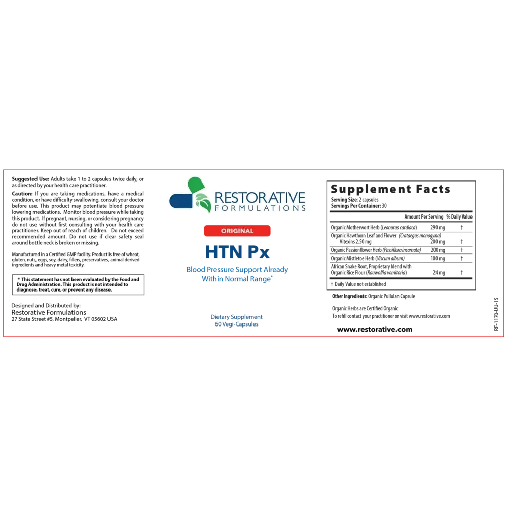 Product image for HTN Px (Formerly HTN 180 Px - Original).