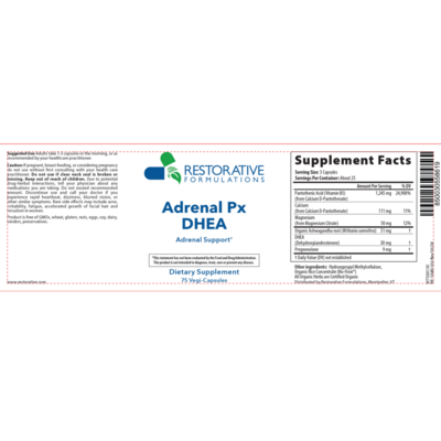 Adrenal Ps DHEA 75 capsules