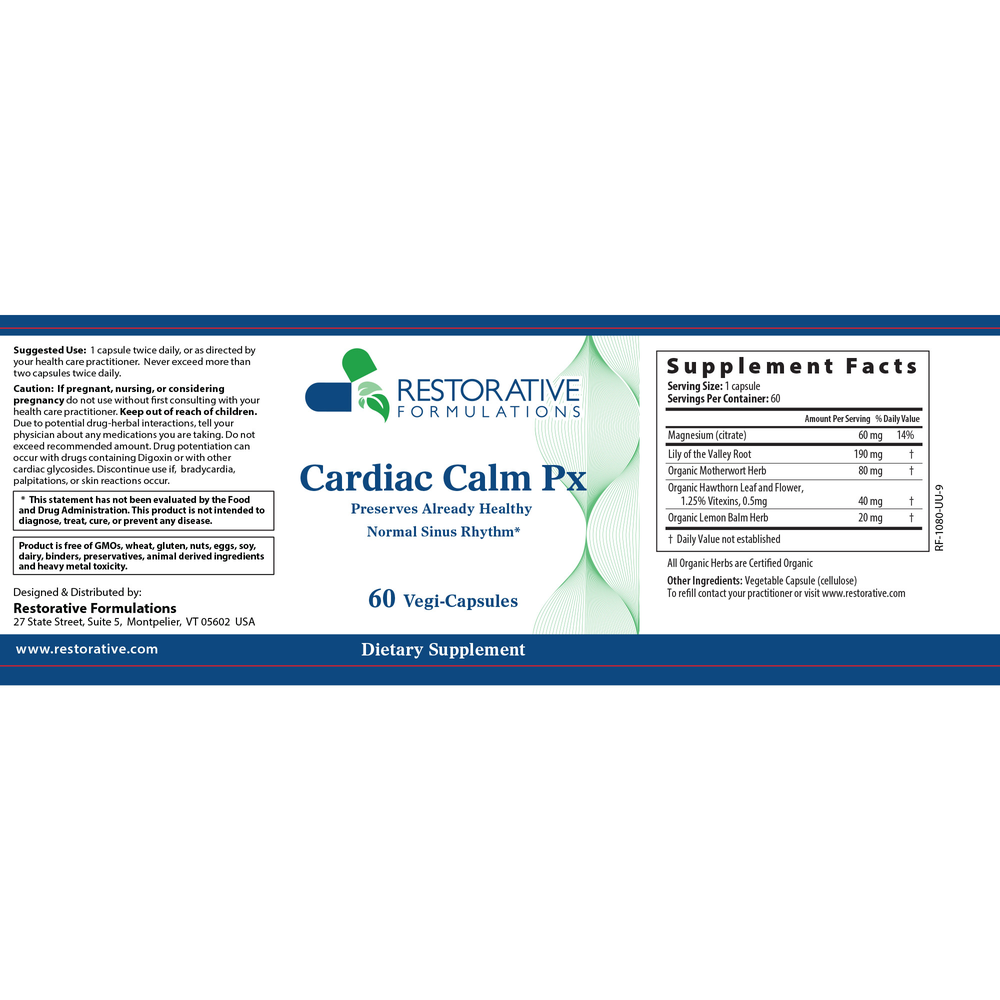 Product image for Cardiac Calm Px.