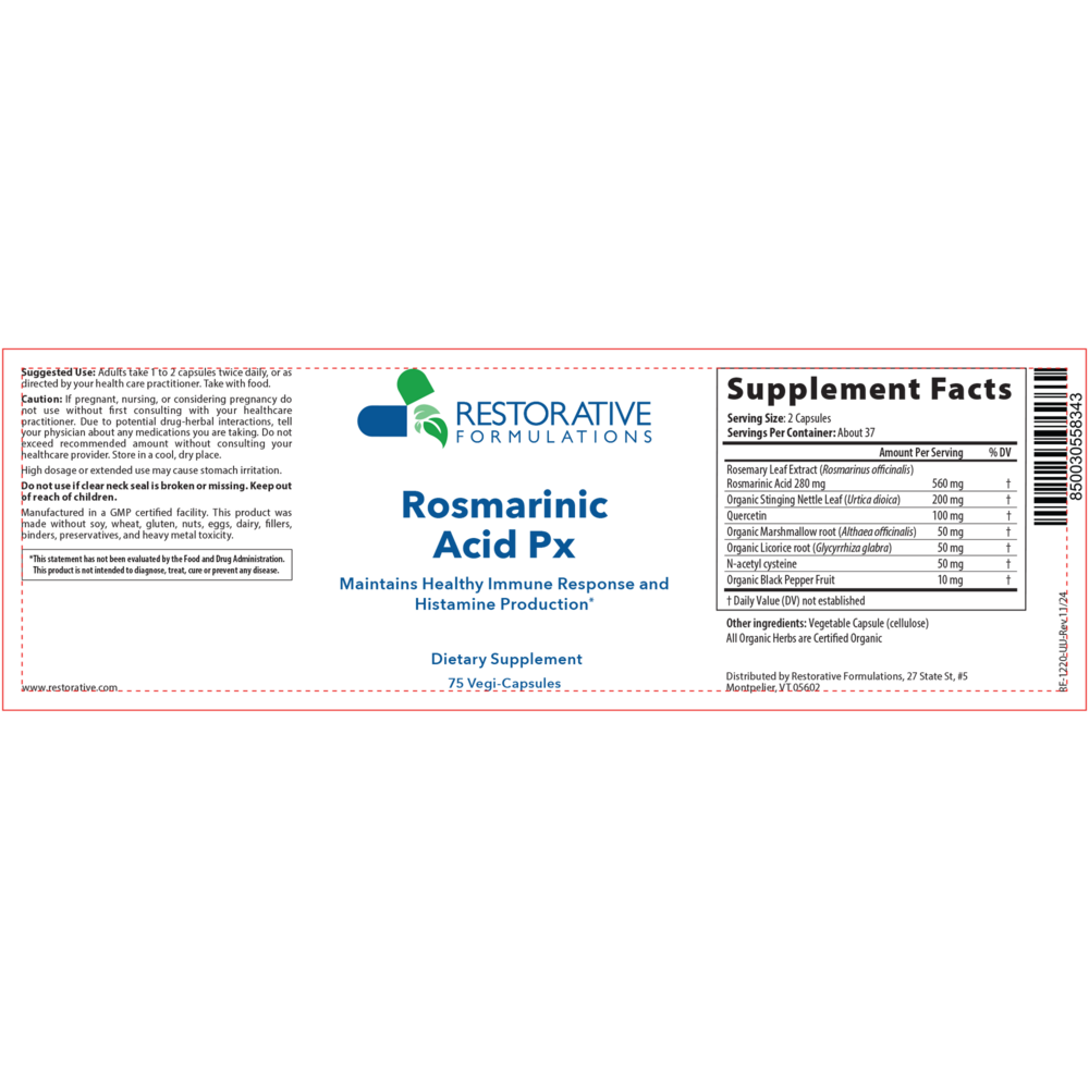 Product image for Rosmarinic Acid Px.