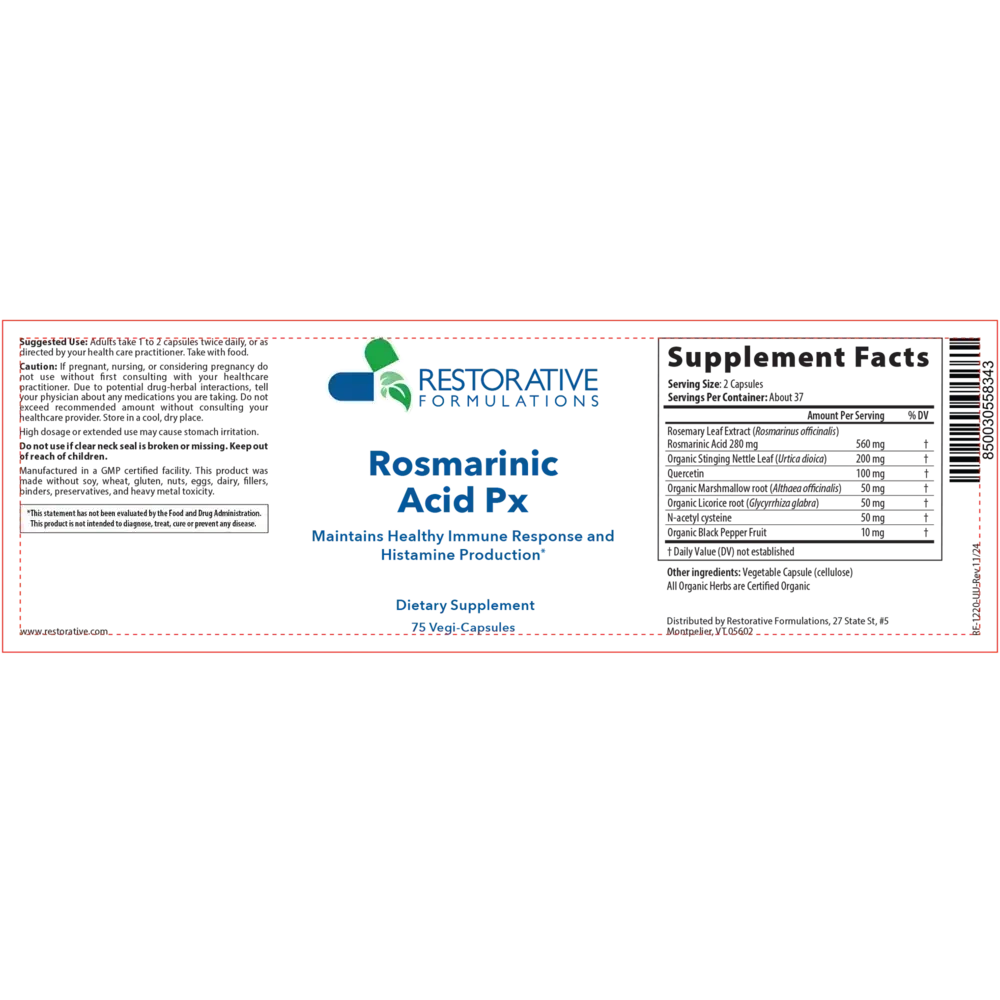 Product image for Rosmarinic Acid Px.