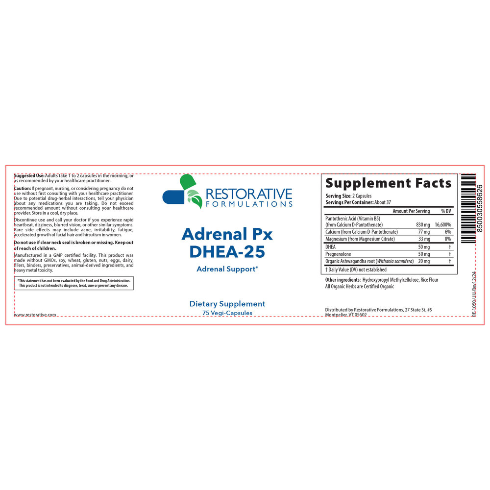 Product image for Adrenal Px DHEA-25.