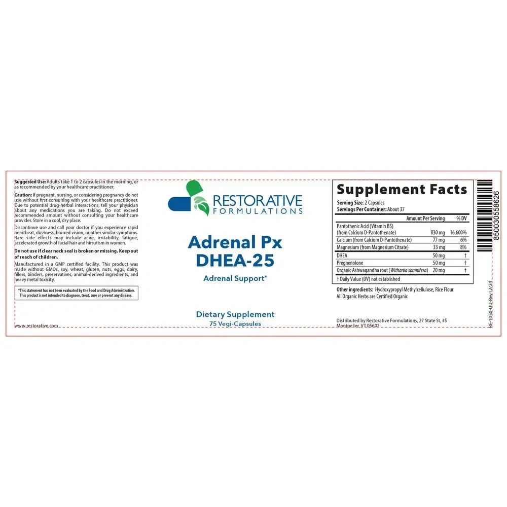 Product image for Adrenal Px DHEA-25.
